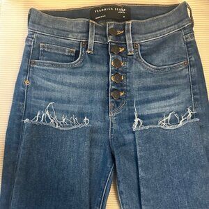 Veronica Beard Debbie Ankle Skinny High Rise Size 26